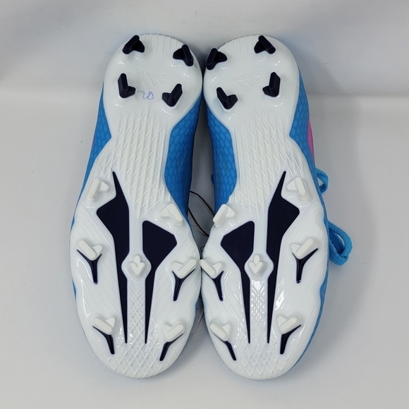 Adidas X Speedflow.3 FG GW7483 Aqua Blue Football Soccer Cleats Mens Size 5 New - Picture 11 of 11
